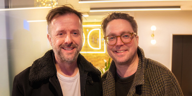 Professor Keith Ayling With The Ivors Academy Chair Tom Gray At Dolby, Soho Square