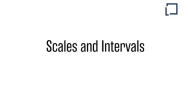 Scales And Intervals Image