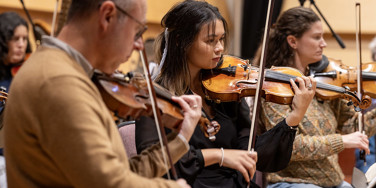 Violinists. Photo Credit Ian Hodgson